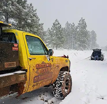 Yellow Wild West Off-Road Recovery Tow Truck Service